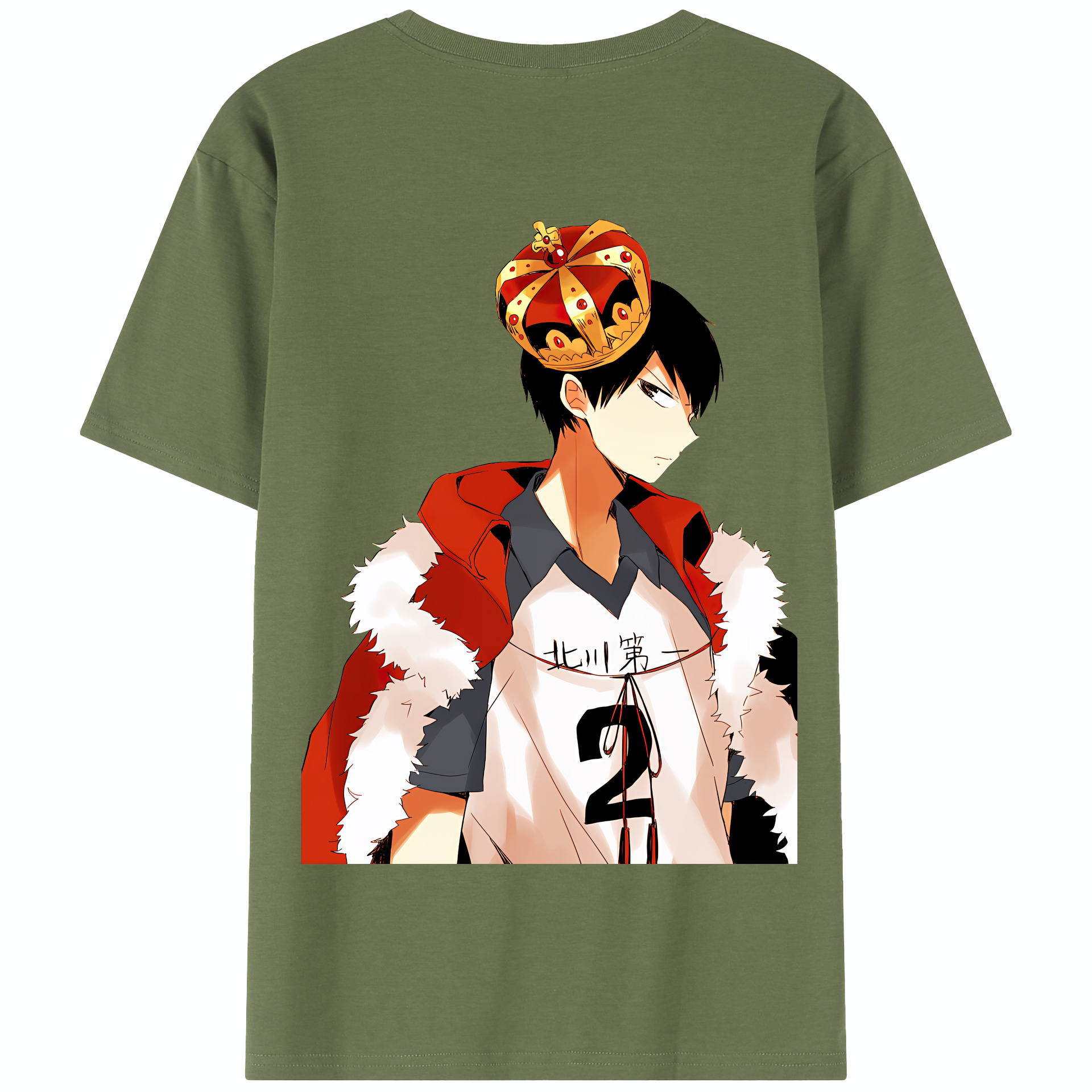 （画像用） ハイキュー!! Haikyu!! 綿100％半袖Tシャツ（背面プリント）